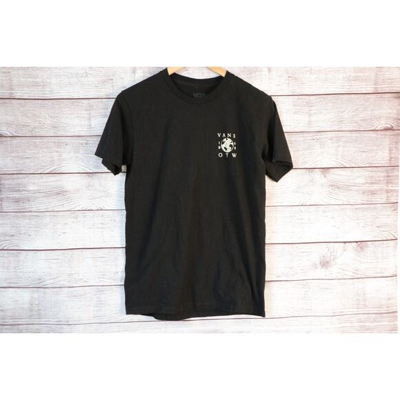 Vans Small Keep Growing Off The Wall Black T Shirt - Picture 2 of 7